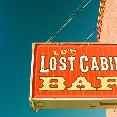 Lost Cabin Bar sign