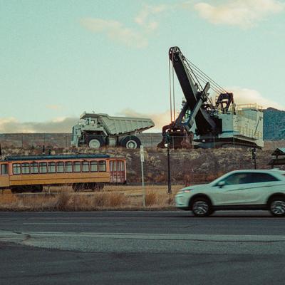 Mining machinery display