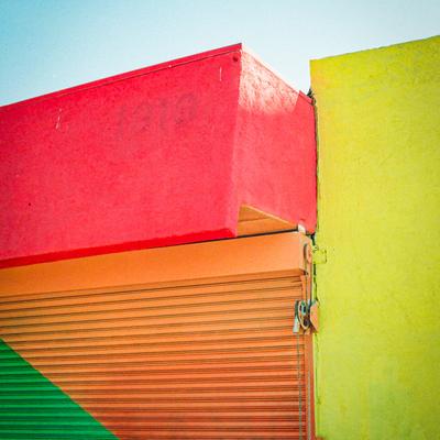 Painted walls and shutter